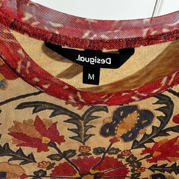 Desigual Mesh Floral Dress - Picture 6 of 8